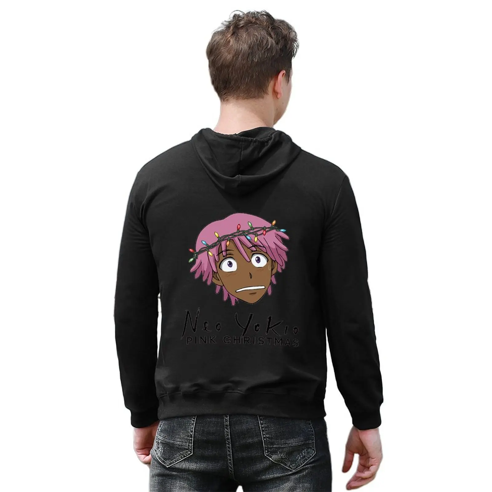 Neo yokio هوديي الرجال الشتاء سترة ملابس رجالية ملابس الرجال سترة الخريف الرجال هوديي