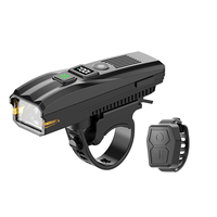 ABFI Smart Bicycle Front Light Rechargeable Bike Headlight with Horn Wireless Remote Control Bicycle Light