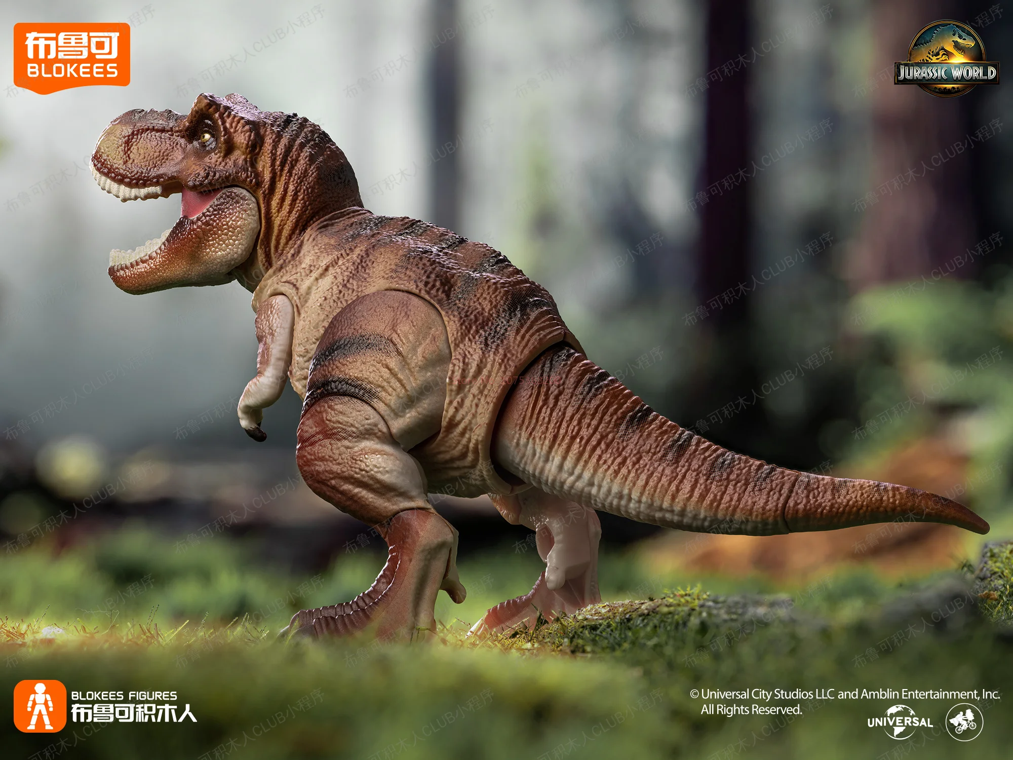 مجموعة Blokees الجديدة من كتل الديناصورات العالمية الجوراسية - مجموعة بناء مع ألعاب نموذج دقيق لفيلم T-Rex وVelociiraptor #5