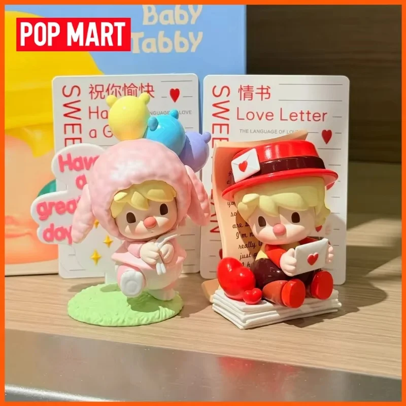 

POP MART Sweet Bean The Language Of Love Series слепая коробка модная коллекция украшений Декор игрушка сладкая фасоль фигурка игрушка в подарок