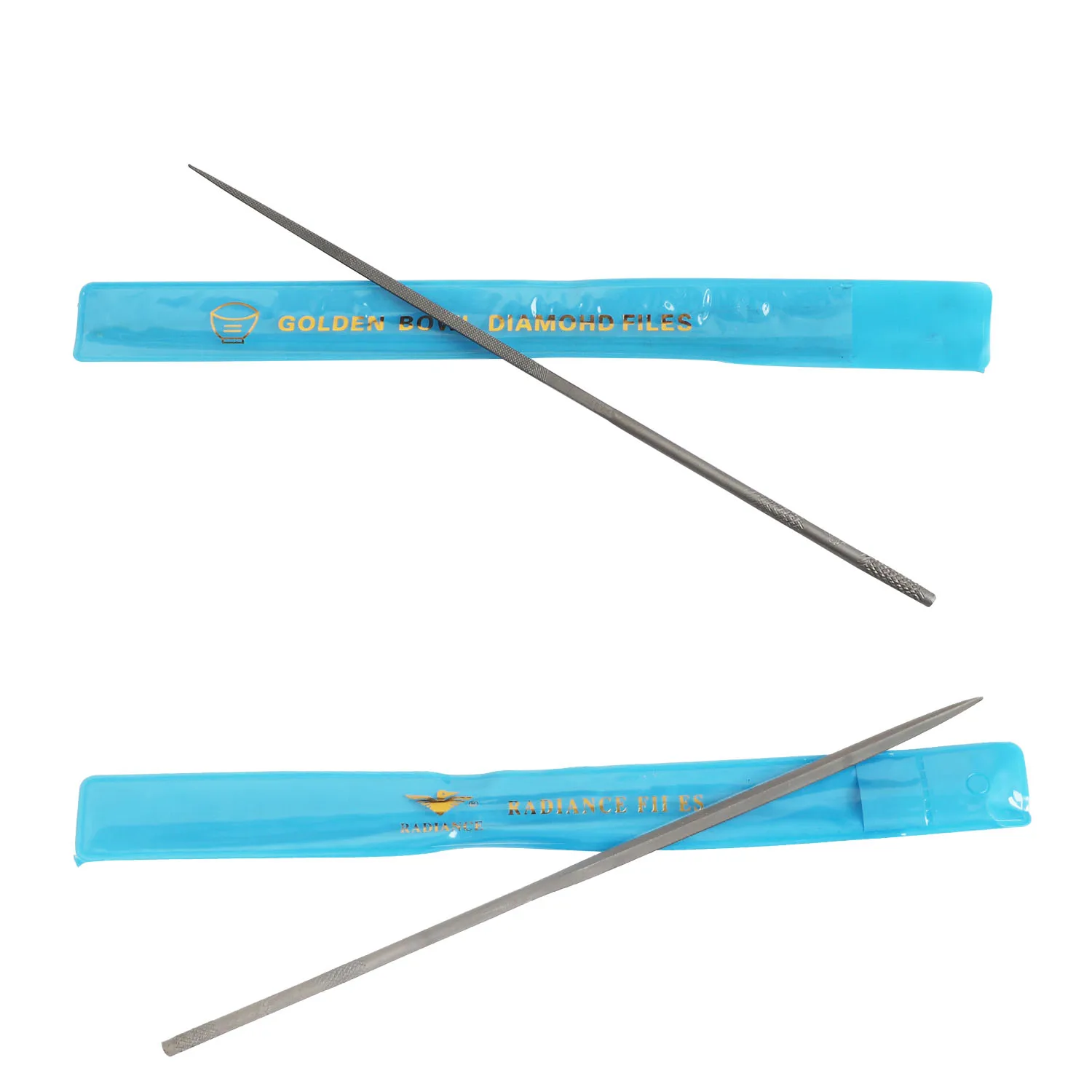 ملفات ماسية دقيقة مكونة من طائرة، نصف دائرية/شريط/طائرة، مثلثة/مغزل، مستديرة/شريط، 6 عبوات