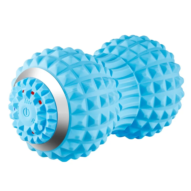 Electric Massage Peanut Ball 4 Speed Vibrating Usb Rechargeable Sport Yoga Foam Roller Muscle Relaxation Small Fitness Equipment
