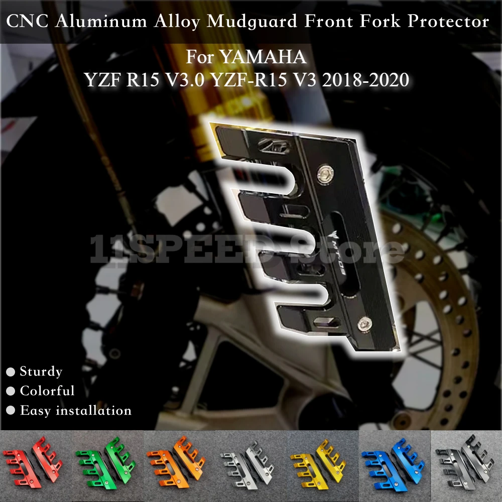 

Front Brake Disc Brake Caliper Guard Protector Fender Decorative Cover For YAMAHA YZF R15 V3.0 YZF-R15 V3 2018-2020 Motorcycle