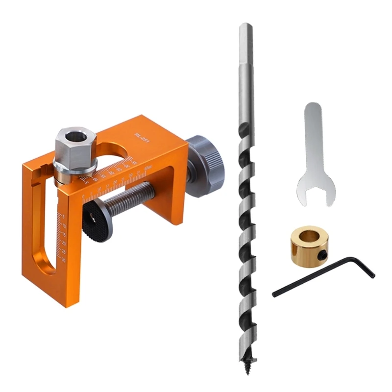 

Concealed Hinge Jigs Tool With Clamping Mechanism And Half Thickness Adjustment For Perfectly Aligning Shelf Pin Holes