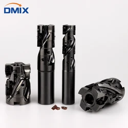 DMIX BAP300R BAP400R Corn Milling Cutter Rod Side Roughing Cutting Spiral Groove Machining Center Tool for APMT1135/1604 Insert