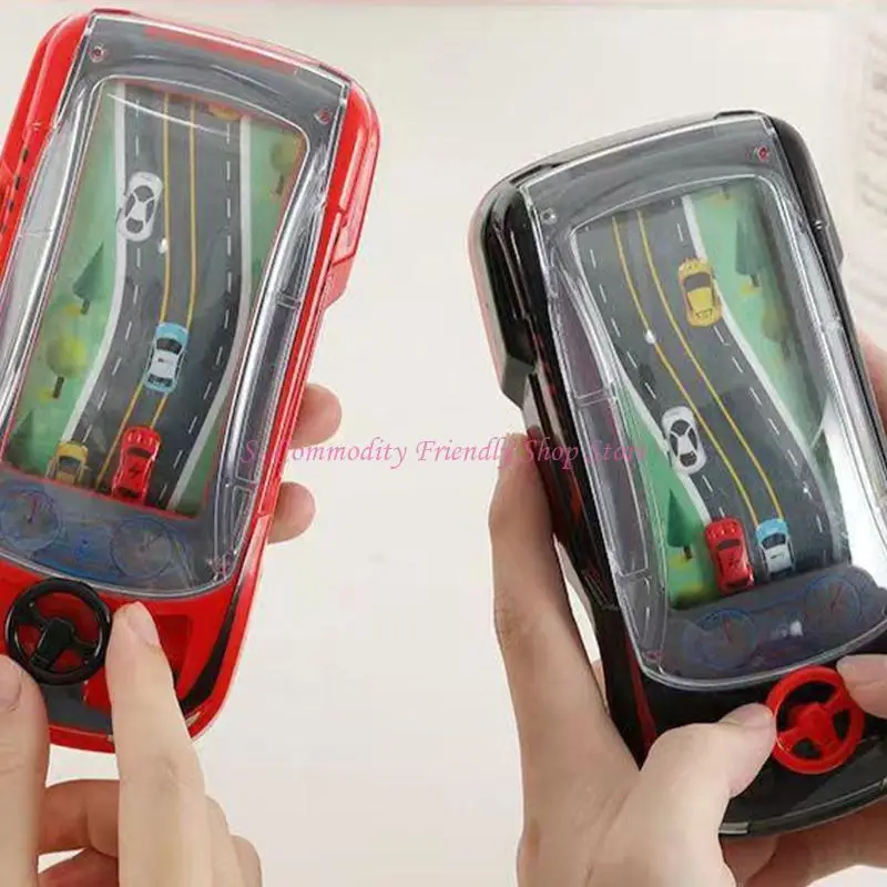 

85AE Handheld Racing Game Console for Kids with Adjustable Speed and Realistic Driving Simulation