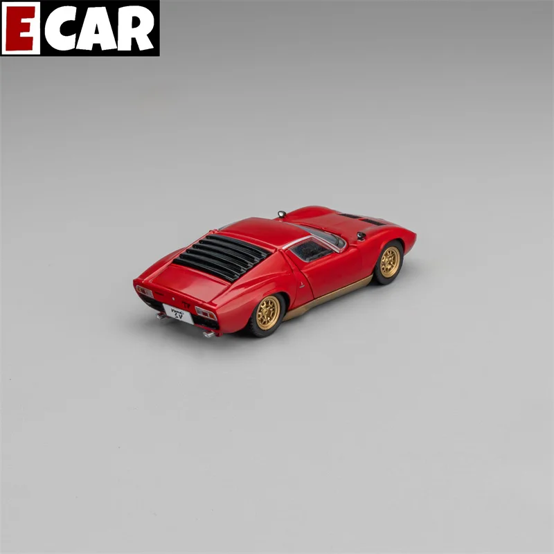 (Pre-Order) E CAR 1:64 Miura Diecast Collector's Vehicle Model Car