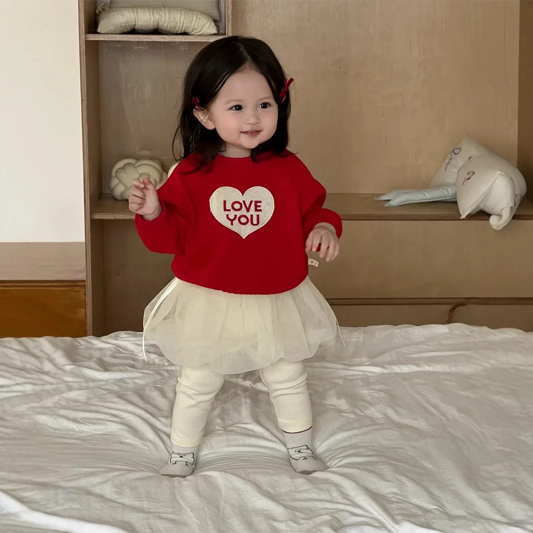 

Girls Gauze Skirt Set Autumn Girls Clothes 2025 New Korean Version Children's Clothing Children's Clothing Autumn Baby Suit