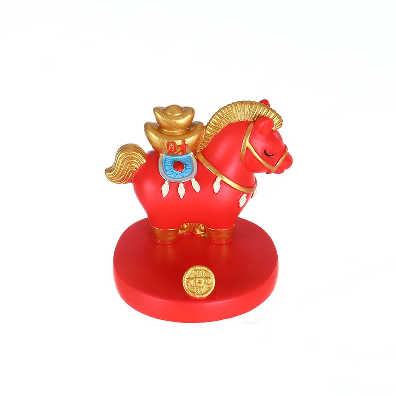 2026 Chinese Zodiac Horse Ornaments Money Now Mobile Phone Bracket Chinese Fashion Decorative Gift