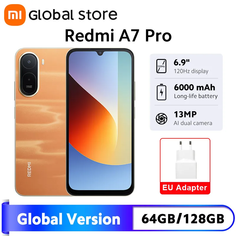 New Xiaomi Redmi A7 Pro Smartphone Global Version 4GB RAM 120Hz
