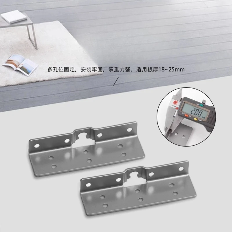 No lower rail crane pulley track TV cabinet bookcase cabinet translation sliding door slide rail five accessories