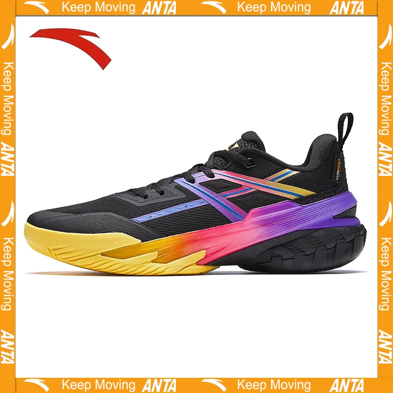 

ANTA KONGYU6 Cement Kexing уличная профессиональная амортизирующая и износостойкая мужская обувь с защитой от опрокидывания, спортивная баскетбольная обувь