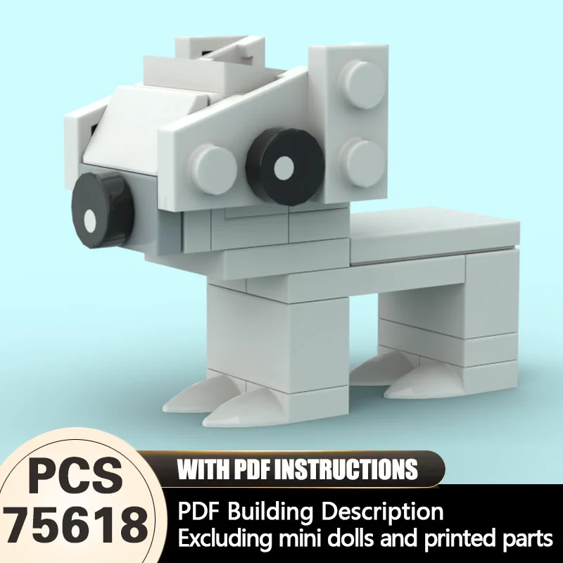 

Creators Animal Series Model MOC Building Bricks White Bear Cub Modular Technology Gifts Holiday Assemble Children Toys Suit