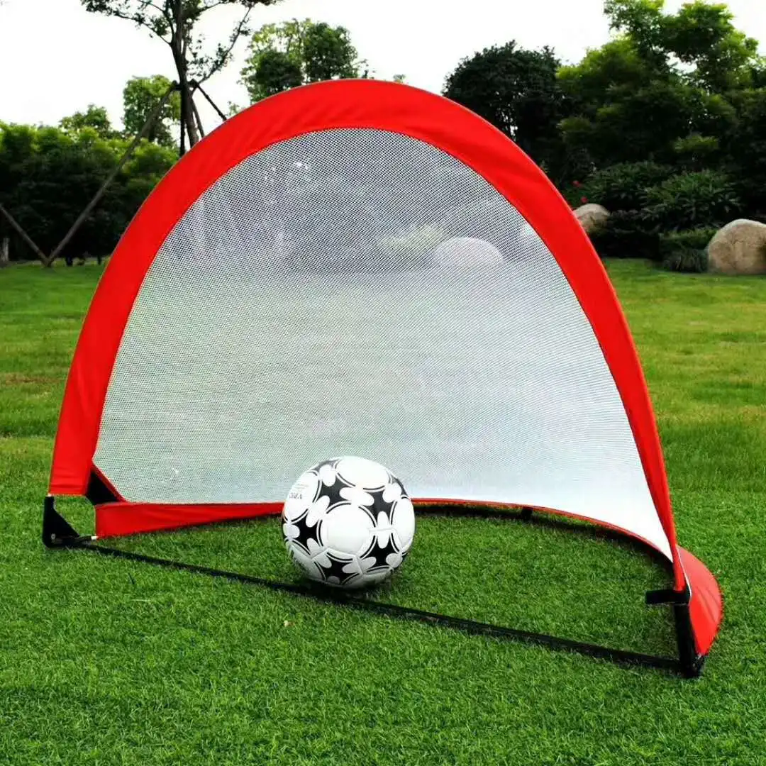 

Good Quality Portable Pro Pop up Soccer Goal Lightweight Double Folding Pop up Soccer Goal