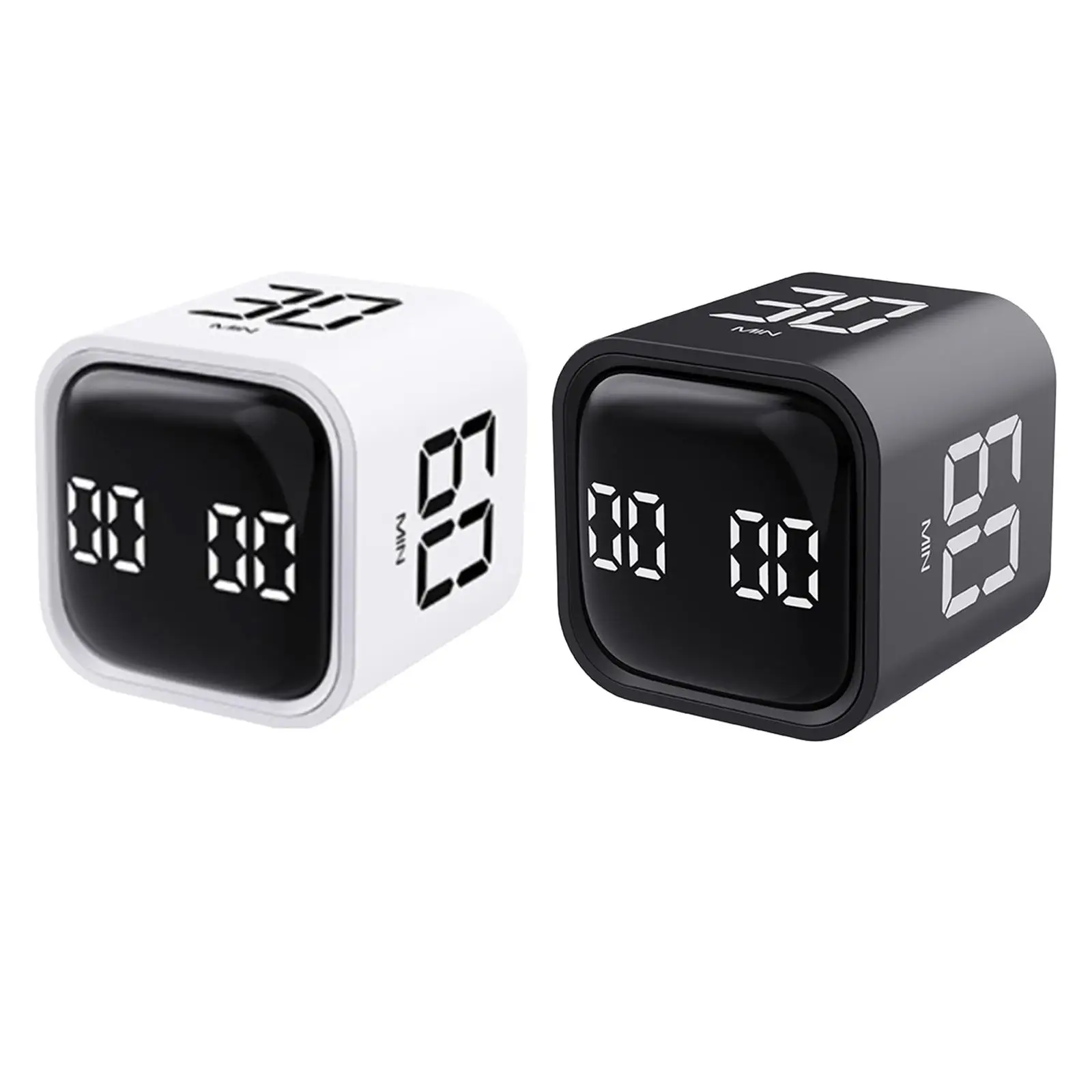 Cube timers Adjustable Sound Workout Timer Setting Game Timer Child Timer for Cooking Exercise Home Baking