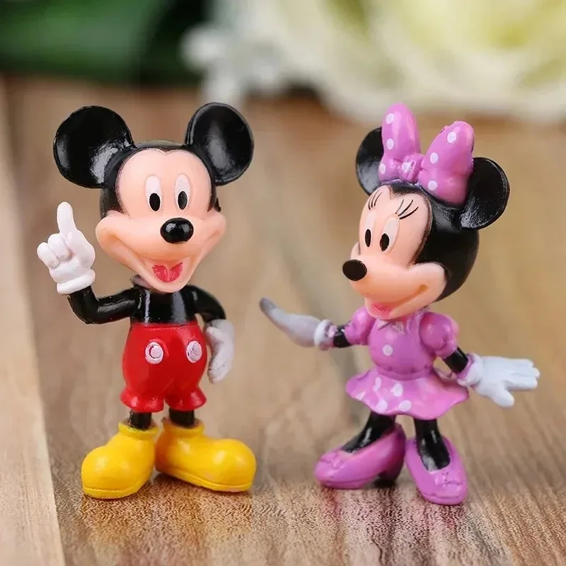 /Disney Topolino action figure Topolino modello bambola anime meravigliosa casa decorazione torta periferica regalo di compleanno per bambini