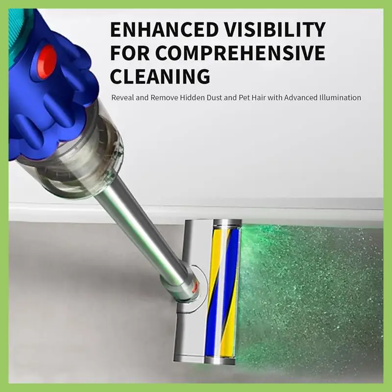 

Для пылесосов Dyson V7 V8 V10 V11 V15 с подсветкой детектора пыли, детали головки очистителя мягкого ролика