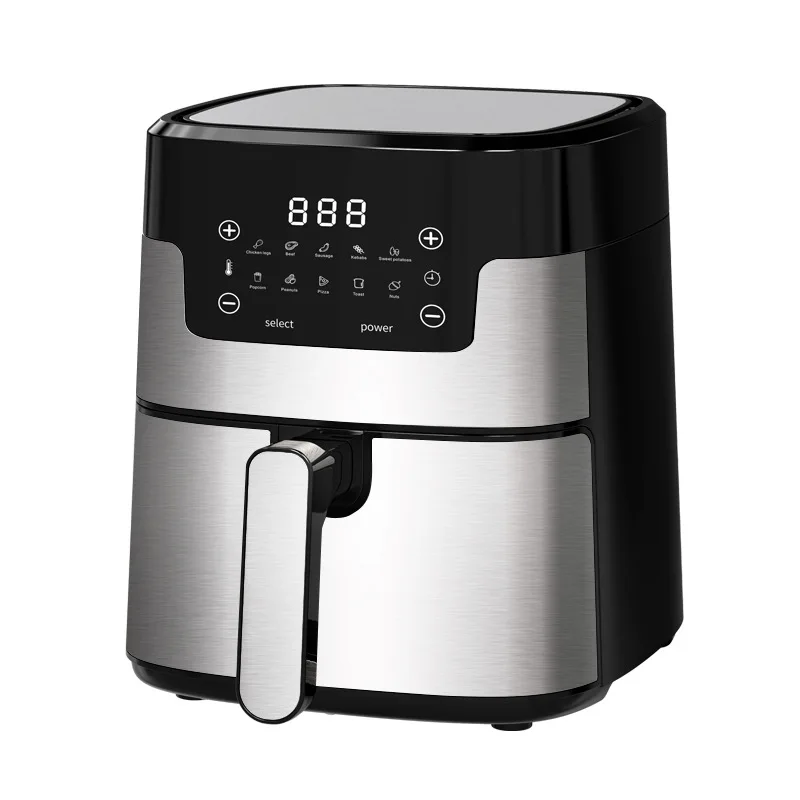 

Air fryer5LHousehold Stainless Steel Large Capacity Fryer Smart Oven Touch ControlAir Fryer