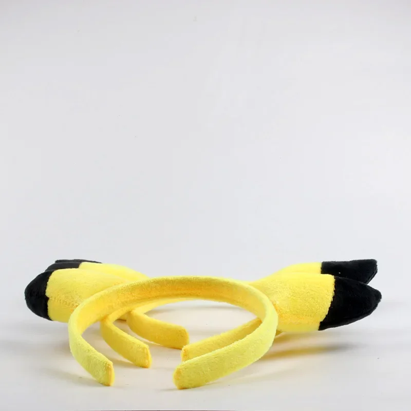 Pokemon Anime Accessori per capelli Fascia per capelli Pikachu Orecchie carine Fascia per capelli Copricapo per bambola di peluche Gioca con personalizzazione selfie