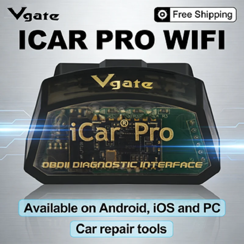 

Лучшая цена на диагностический сканер Vgate iCar Pro V2.3 OBD2 с Wi-Fi и Bluetooth 4.0 для iOS, подключение Plug & Play.