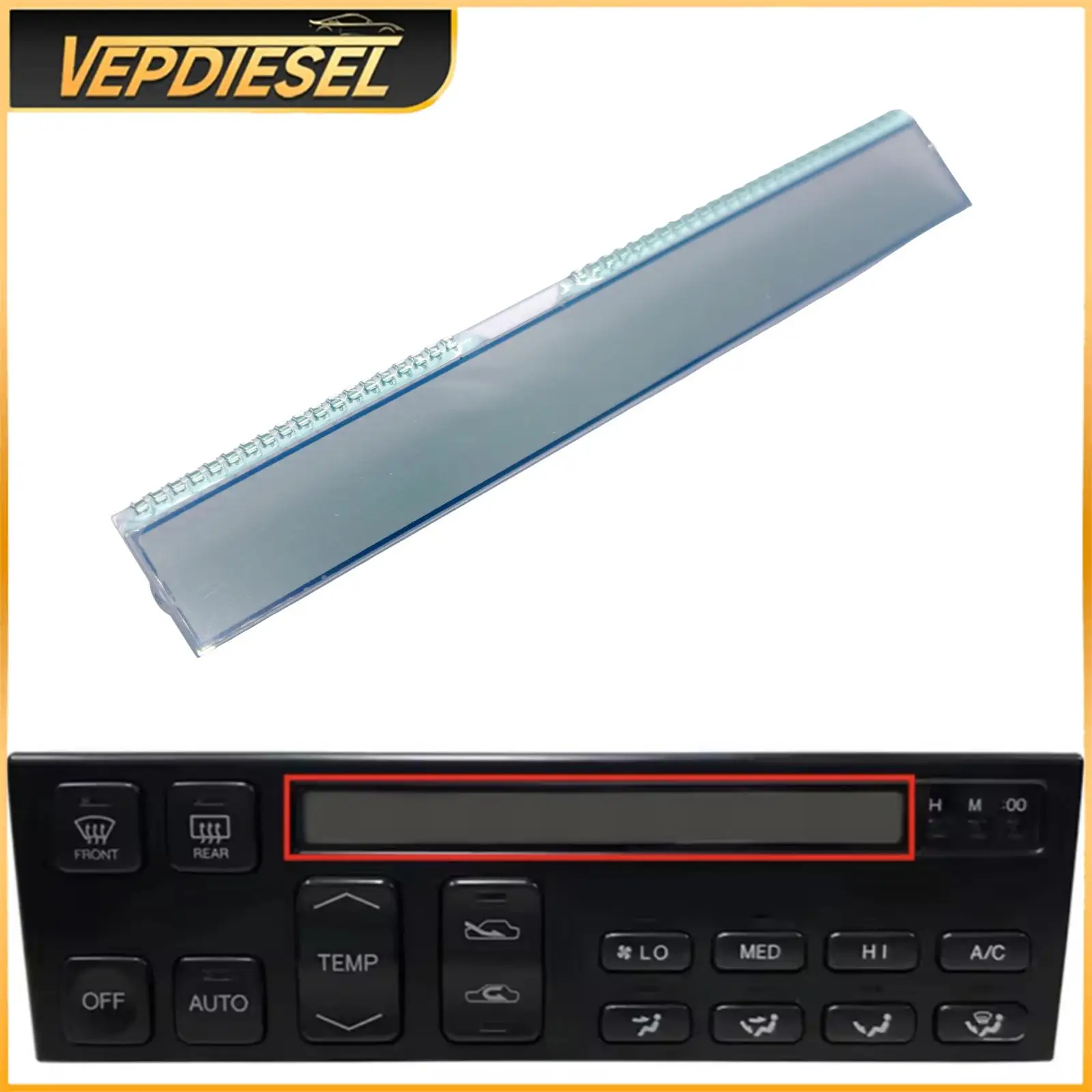 

45 Pins Instrument Cluster LCD Display Screen For Lexus LS400 A/C Climate Control Unit 1990 1991 1992 Dashboard Repair Parts
