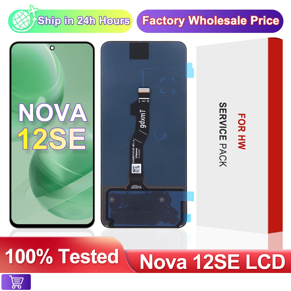 Brand new For Huawei nova 12 SE LCD Display BNE-LX1 Touch Screen Digitizer Assembly For nova12 SE Screen Replacement