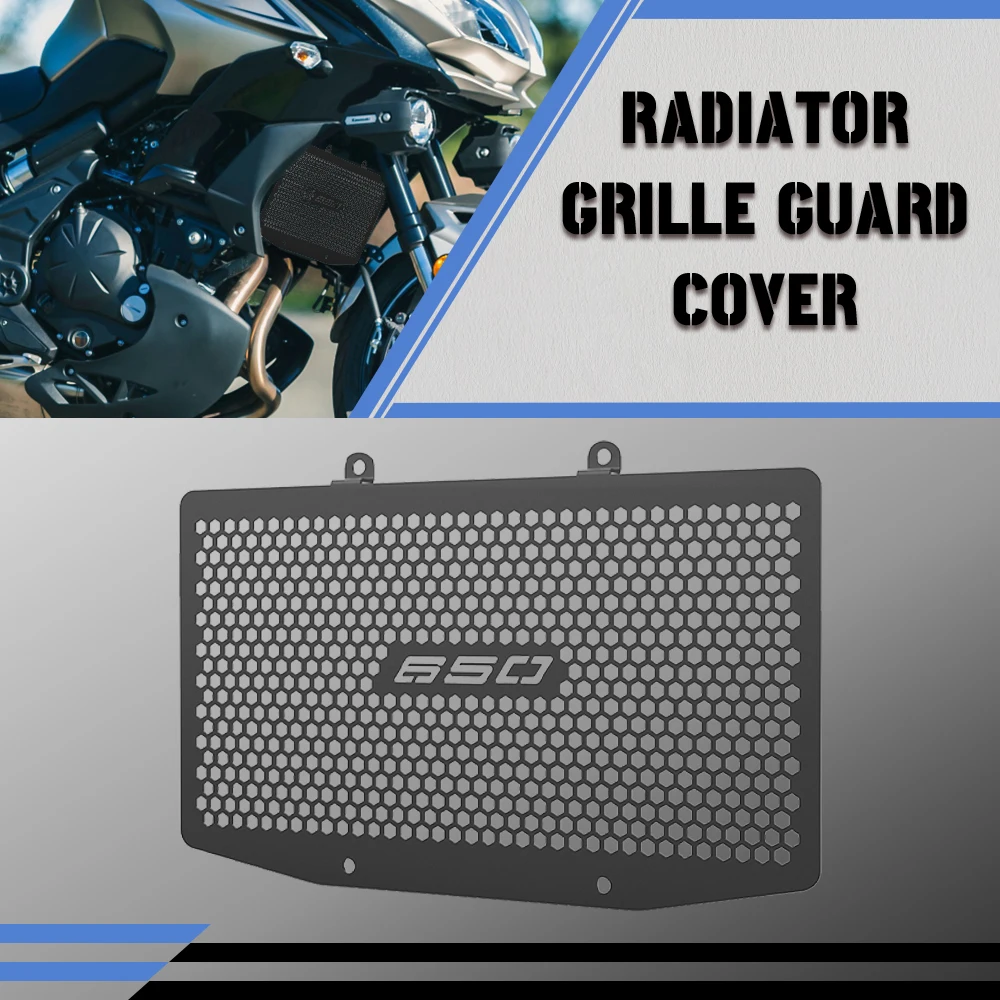 

Radiator Motorcycle Grille Guard Water Tank Protective FOR KAWASAKI KLE650 VERSYS 650 ABS 2006 2007 2008 2009 KLE 650 Cover