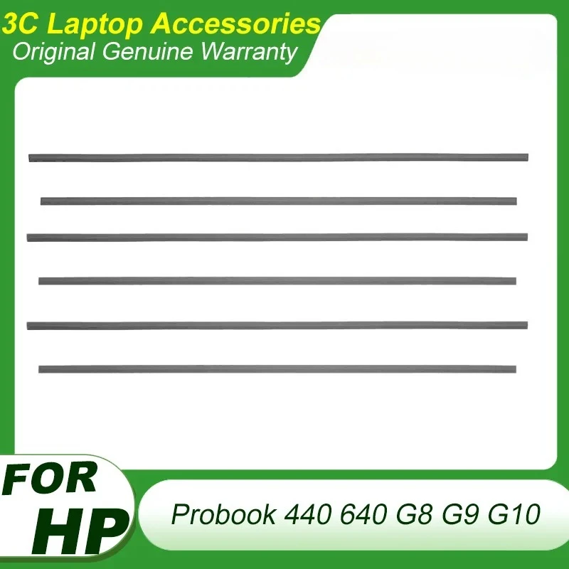 

New 1-2PC Rubber Strip Laptop Bottom Shell Cover Foot Pad For HP ProBook 440 640 G8 G9 G10 Non-Slip Bumper Feet Strip Replace