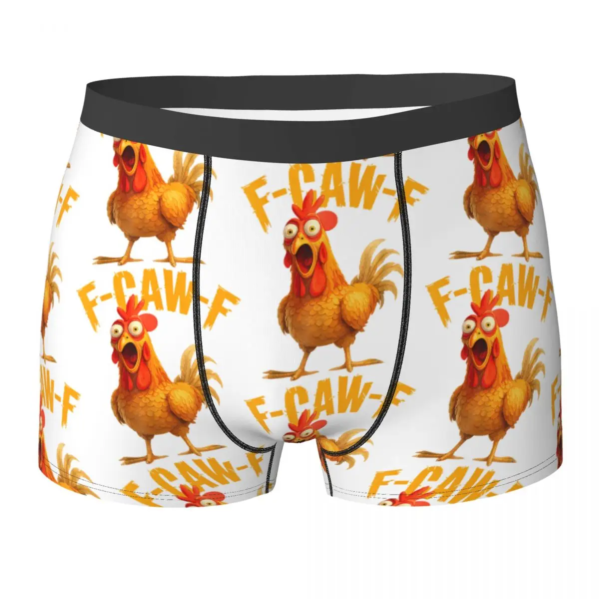 

Забавное нижнее белье F-Caw-F Chicken FCAWF Chicken, модные мужские трусы на заказ, забавные трусы-боксеры, подарок