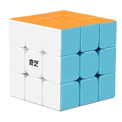 QiYi Speedcube Warrior S 3x3 매직 큐브, 스티커리스 전문 3x3 스피드 퍼즐, 어린이 게임 큐브 매직