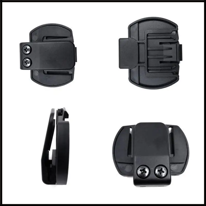 Bracket Mount Base Holder Earphone Clamp Clip Suitable for V4 Motorcycle Bluetooth-compatible Helmet Headset Intercom