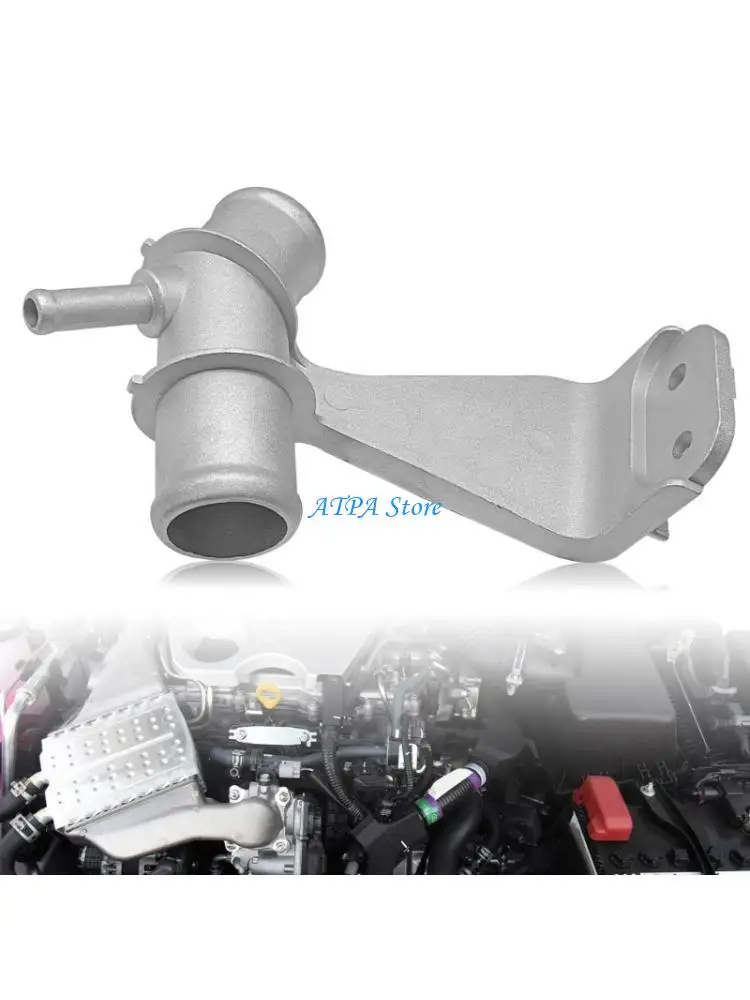 

U13C High Performances Aluminum Coolant Pipe with 3 Hose Clamps 1657722H02 Air Cooling Tube with Clip set for Vehicle