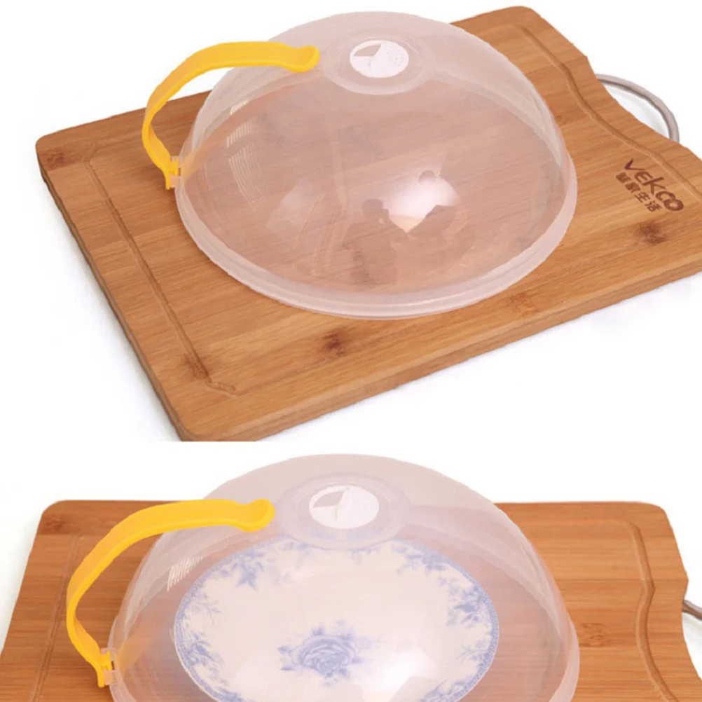 

Kitchen Food Cover Home Microwave Splatter Lid Round Dust Protector for Bowls Food Preservation Cover for Cooking Convenience