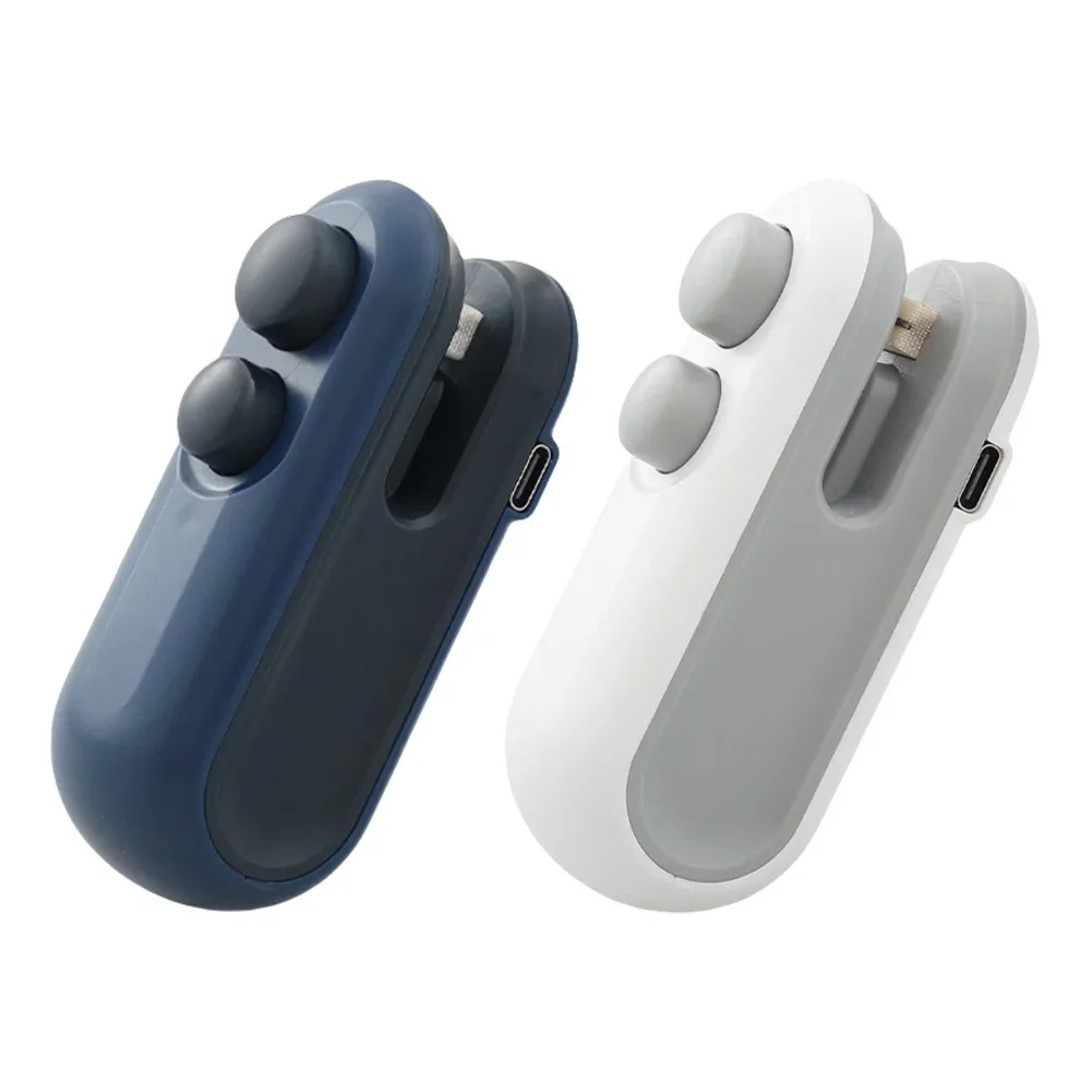 2 في 1 آلة قطع السدادة متعددة الوظائف المحمولة آلة إغلاق الأكياس المحمولة لتخزين المواد الغذائية والوجبات الخفيفة نضارة