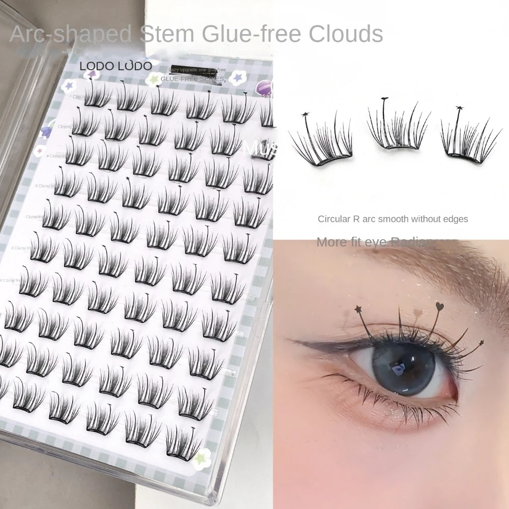 

Segmented Creative False Eyelashes Star Tree Butterfly Love Heart Shape Eyelashes Extensions Natural Long Lasting