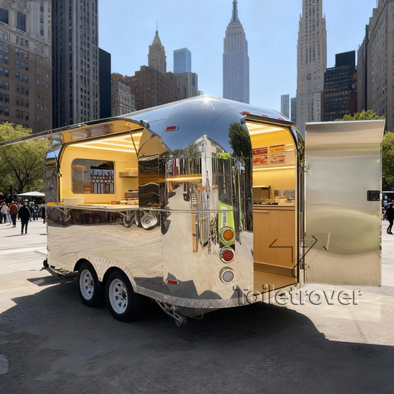 

Hot Sales Fancy Profitable Coffee Bubble Tea Sweet Snack Juice Beverage Mini Food Truck For Sale