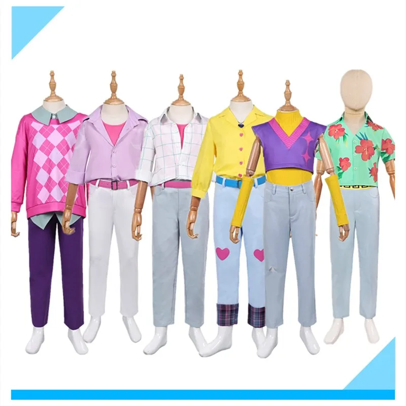 

Детский Жилет для косплея Эбби Юни, рубашка, брюки, тайна, романтический костюм демонов для мальчиков, карнавальный костюм охотника, фантазии, карнавальный костюм на Хэллоуин