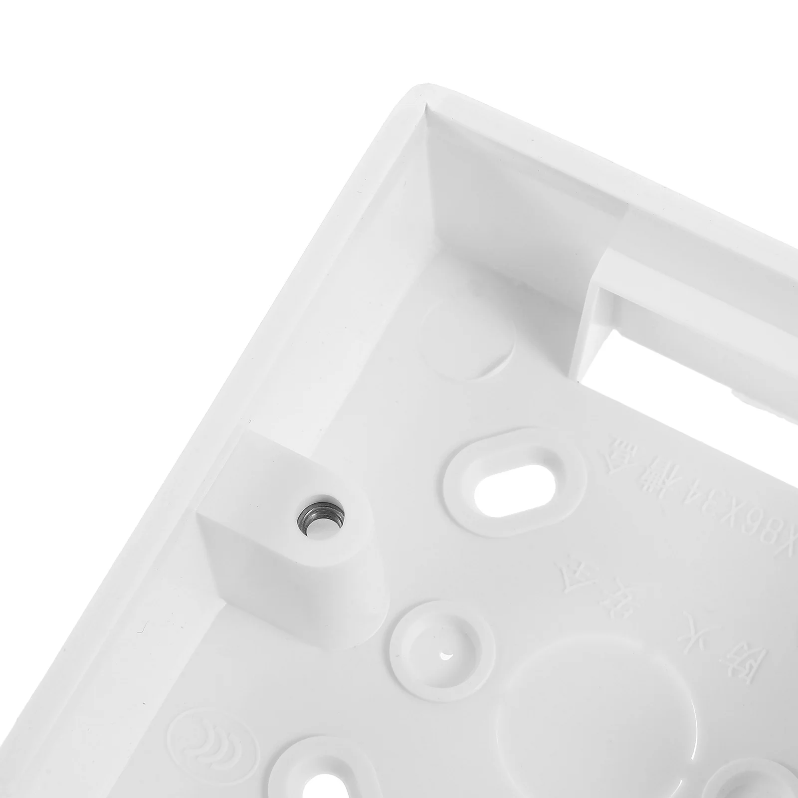 12pcs Single Gang Recessed Box 86 Type Flush Mount Socket Box Dustproof Flame-Retardant Wall Junction Case For Electrical