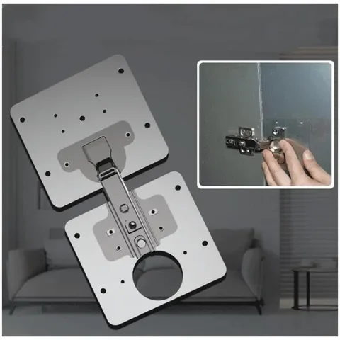 

Hinge Repair Plate Set for Cabinet Drawer Furniture Window Steel Scharnier Reparatie Plaat