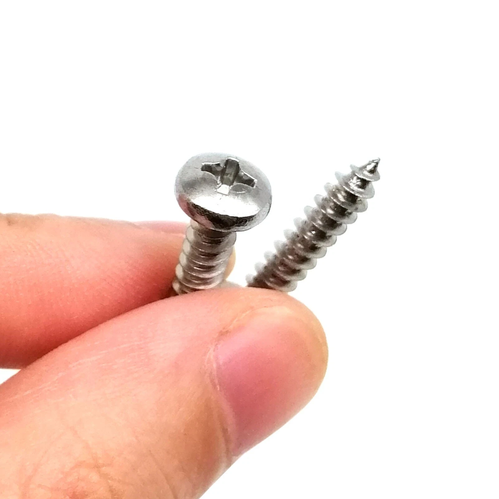 Self Tapping Screw M3 M3.5 M4 M4.2 M5 M6 M8 GB845 304 Stainless Steel Cross Phillips Pan Round Head Self Tapping Wood Screw