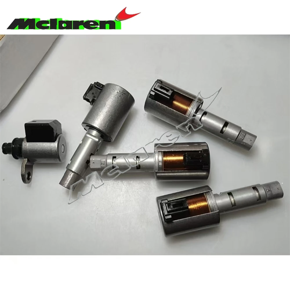 4Pcs/Set JF015E RE0F11A Genuine Brand New Automatic Transmission Solenoid Valve Kit For Nissan Tiida Sylphy Sentra Sunny JF015