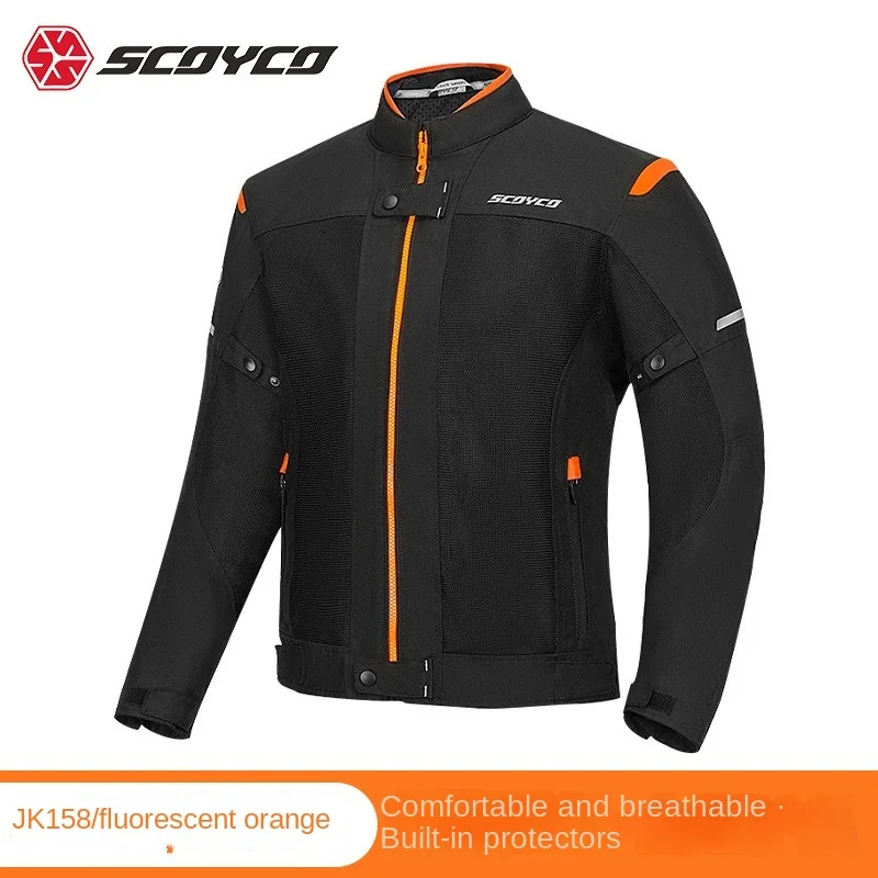 Saiyu Motorcycle Riding Jacket Men's and Women's Summer Mesh Breathable Anti-drop Jacket Locomotive Racing Suit Knight Equipment