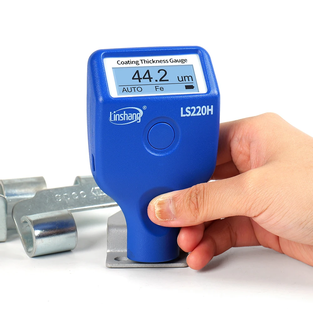 

Pro Grade Coating Thickness Tester LS220H Digital Powder Coating Thickness Gauge for Paint Electroplating