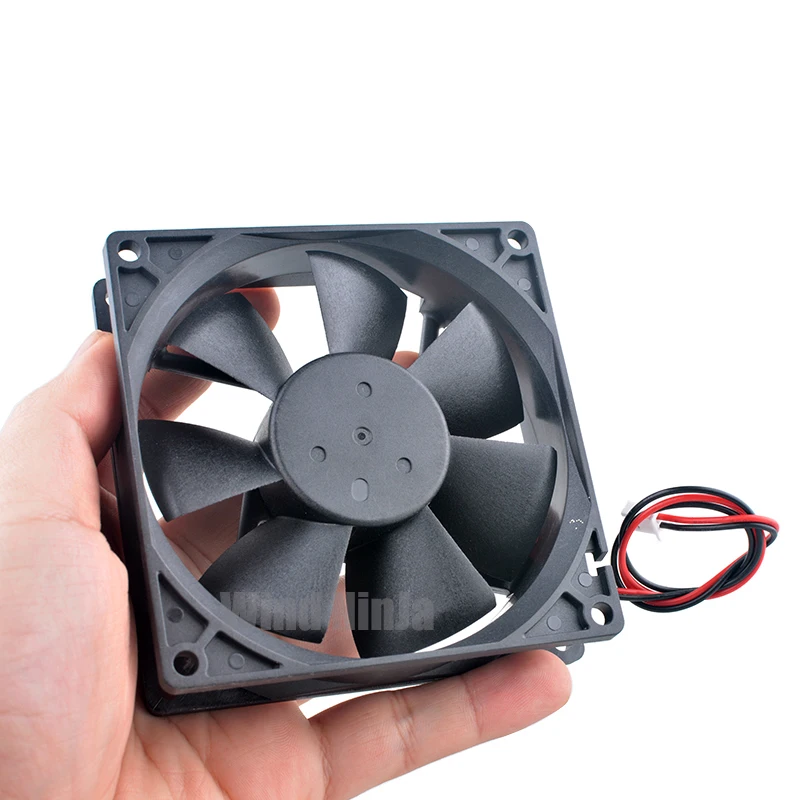 AUB0912VH 9cm 9.2cm 92mm cooling fan 92x92x25mm DC12V 0.60A 2lines High wind flow cooling fan for chassis power supply