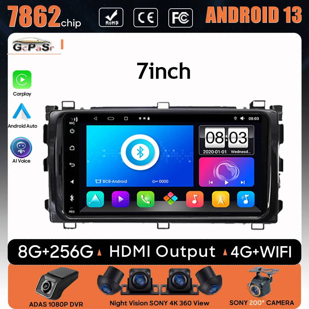 

Car Radio For Toyota Auris Hybrid 2013 2014 Android Car Dvd Auto Radio Stereo Head Unit Multimedia PlayerNavigation GPS Video