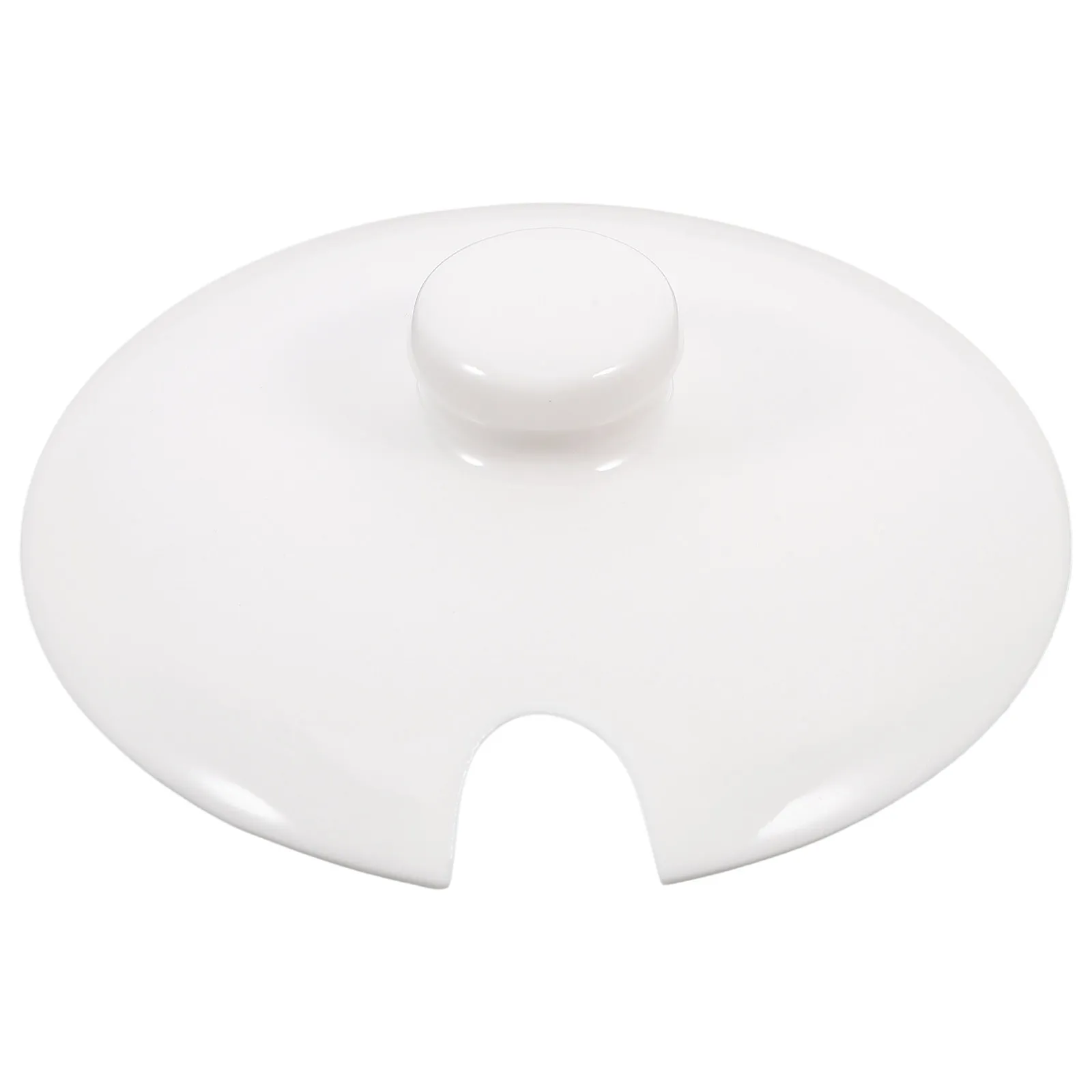 Ceramic Seasoning Jar Lid Universal Fit Easy Clean Spoon Hole Kitchen Jar Replacement Cover Ceramic Bottle Cover - view 4