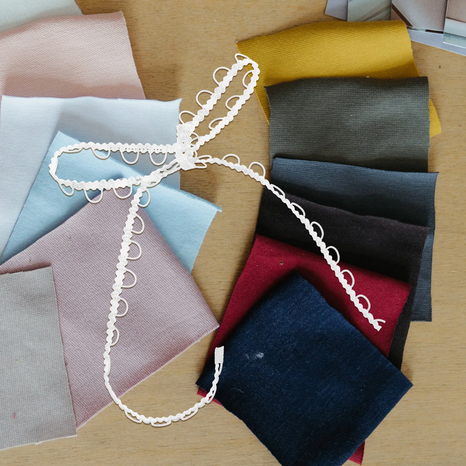 

Bridal Sewing Embellishment Buttonhole Elastic Loop Braid Trim Zipper Extender Dress Costume