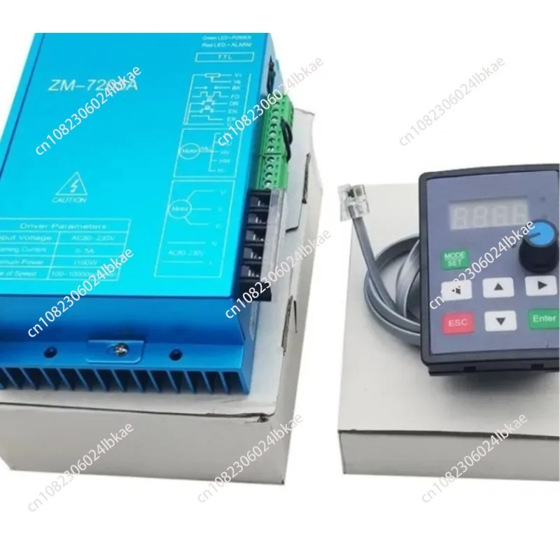 310V High Voltage High Power DC Brushless Motor Driver 220V AC Max. 5A 1100W BLDC With Handheld Intelligent Setting Unit ZM-7205