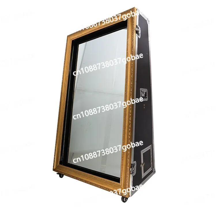 Interactive large screen touch mirror photo booth wedding camera