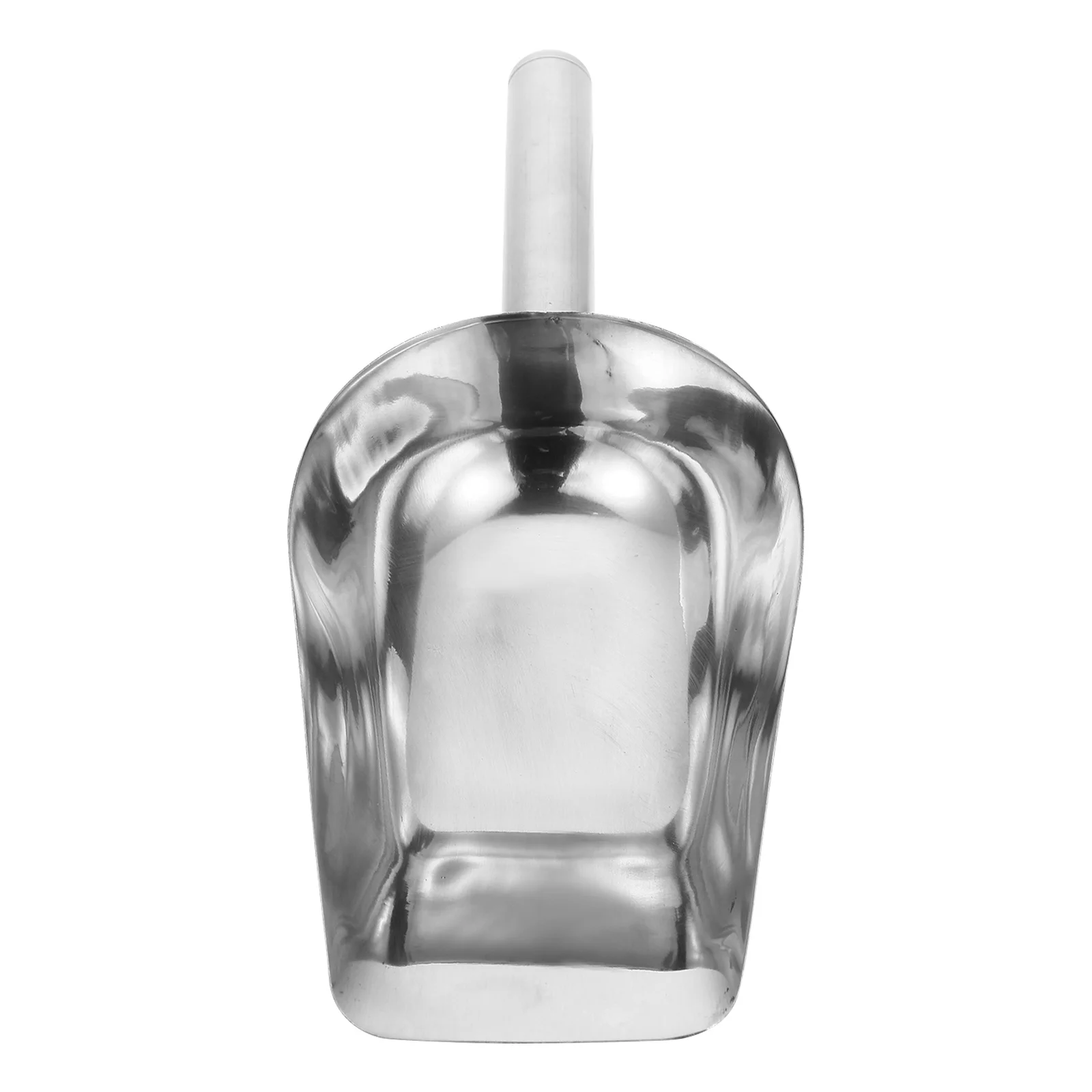 

Premium Stainless Steel Food Shovel Ice Cube Scoop Rice Dispenser Multi-use Kitchen Utensil with Smooth Handle Design
